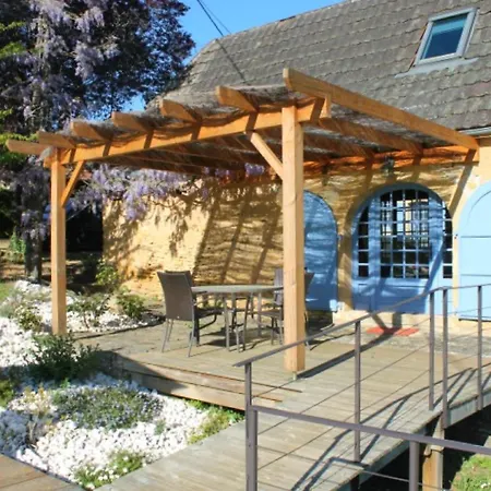 Les Combes Avec Piscine Chauffee Au Nord Sarlat * L'Air